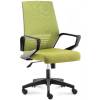 Кресло NORDEN Ergo Black LB Full Green для руководителя, черный пластик, зеленая сетка, зеленая ткань фото 1