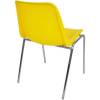 Стул ITALSEAT Vicenza-4 желтый пластиковый, цвет Yellow RAL 1016 фото 2