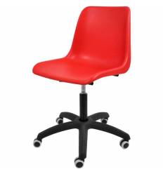 Кресло ITALSEAT Vicenza SW Black красный для оператора, пластик, цвет Rosso RAL 3002