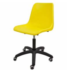 Кресло ITALSEAT Vicenza SW Black желтый для оператора, пластик, цвет Yellow RAL 1016