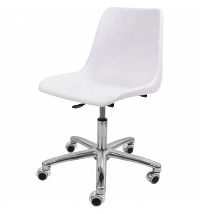 Кресло ITALSEAT Vicenza SW Chrome белый для оператора, хром, пластик, цвет Bianco RAL 9003