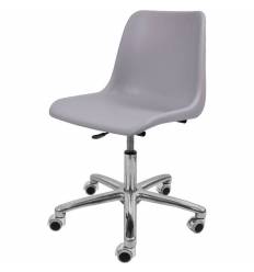 Кресло ITALSEAT Vicenza SW Chrome светло-серый для оператора, хром, пластик, цвет Grigio RAL 7040