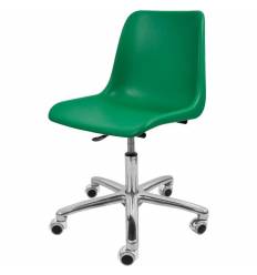 Кресло ITALSEAT Vicenza SW Chrome зеленый для оператора, хром, пластик, цвет Verde RAL 6032