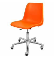 Кресло ITALSEAT Vicenza SW Chrome оранжевый для оператора, хром, пластик, цвет Arancio RAL 2009