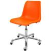 Кресло ITALSEAT Vicenza SW Chrome оранжевый для оператора, хром, пластик, цвет Arancio RAL 2009 фото 1