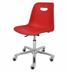 Офисное кресло ITALSEAT Venezia SW Chrome красный, хром, пластик, цвет Rosso 527 фото 1