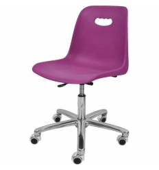Кресло ITALSEAT Venezia SW Chrome сиреневый для оператора, хром, пластик, цвет Viola Purple 145