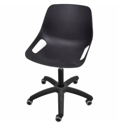 Кресло ITALSEAT Q5 SW Black черный для оператора, пластик, цвет Nero RAL 8022