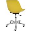 Кресло ITALSEAT Q5 SW Chrome желтый для оператора, хром, пластик, цвет Giallo RAL 1012 фото 2