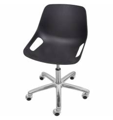 Офисное кресло ITALSEAT Q5 SW Chrome черный, хром, пластик, цвет Nero RAL 8022 фото 1