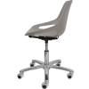 Кресло ITALSEAT Q5 SW Chrome серый для оператора, хром, пластик, цвет Grigio RAL 7003 фото 3