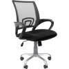 Кресло CHAIRMAN 696 SILVER/GREY для оператора, сетка/ткань, цвет серый/черный фото 1