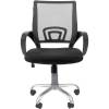 Кресло CHAIRMAN 696 SILVER/GREY для оператора, сетка/ткань, цвет серый/черный фото 2