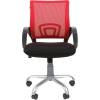 Кресло CHAIRMAN 696 SILVER/RED для оператора, сетка/ткань, цвет красный/черный фото 2