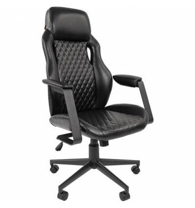 Кресло CHAIRMAN 720/black для руководителя, экокожа, цвет черный
