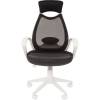 Кресло CHAIRMAN 840 White/Black для руководителя, белый пластик, цвет черный фото 2