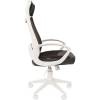 Кресло CHAIRMAN 840 White/Black для руководителя, белый пластик, цвет черный фото 3