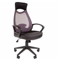 Кресло CHAIRMAN 840 Black/Grey для руководителя, цвет черный/серый