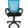 Кресло CHAIRMAN 969/L.BLUE для оператора, сетка/ткань, цвет голубой/черный фото 2