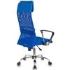 Кресло Бюрократ KB-6N/SL/BL/TW-10 для руководителя, сетка-ткань, цвет синий фото 5