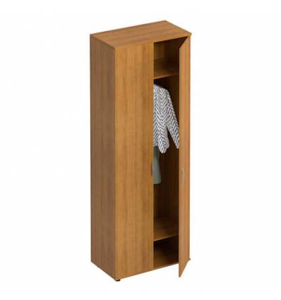 Шкаф для одежды СТОРОСС Формула ФР-307-ОН закрытый, 80*45*219, цвет орех натуральный