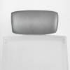 Кресло FALTO A1 для руководителя, белый каркас, сетка-ткань, цвет серый фото 9