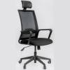 Кресло FALTO D3 Black для руководителя, сетка-ткань, цвет черный фото 1