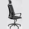 Кресло FALTO D3 Black для руководителя, сетка-ткань, цвет черный фото 4