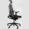 Кресло FALTO G1 Black для руководителя, сетка-ткань, цвет черный фото 4