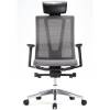 Кресло FALTO G1 Air Black для руководителя, черный каркас, сетка, цвет серый фото 3