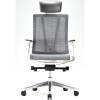 Кресло FALTO G1 Air White для руководителя, белый каркас, сетка, цвет серый фото 2
