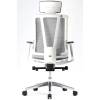 Кресло FALTO G1 Air White для руководителя, белый каркас, сетка, цвет серый фото 3