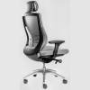 Кресло FALTO Trium Grey для руководителя, черный каркас, ткань, цвет серый фото 5