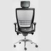 Кресло FALTO Trium Grey для руководителя, черный каркас, ткань, цвет серый фото 6