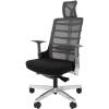 Кресло CHAIRMAN SPINELLY для руководителя, эргономичное, сетка-ткань, цвет серый-черный фото 1