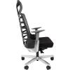 Кресло CHAIRMAN SPINELLY для руководителя, эргономичное, сетка-ткань, цвет серый-черный фото 4
