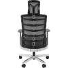 Кресло CHAIRMAN SPINELLY для руководителя, эргономичное, сетка-ткань, цвет серый-черный фото 6