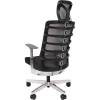 Кресло CHAIRMAN SPINELLY для руководителя, эргономичное, сетка-ткань, цвет серый-черный фото 7