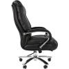 Кресло CHAIRMAN 405 для руководителя усиленное до 180 кг, кожа, цвет черный фото 3