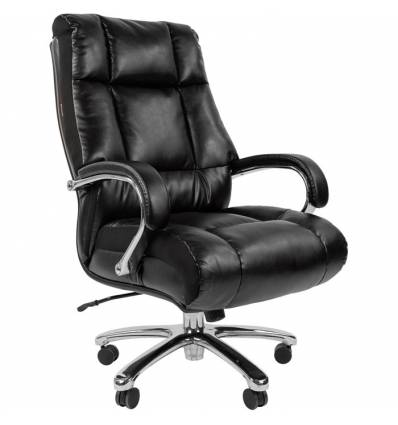 Кресло CHAIRMAN 405 ЭКО для руководителя усиленное до 180 кг, экопремиум, цвет черный
