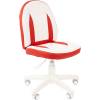 Кресло CHAIRMAN KIDS 122 Red детское, белый пластик, экокожа, цвет белый/красный