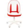 Кресло CHAIRMAN KIDS 122 Red детское, белый пластик, экокожа, цвет белый/красный фото 2