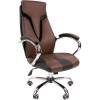Кресло CHAIRMAN 901 Brown для руководителя, экокожа, цвет коричневый/черный фото 1