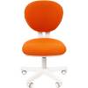 Кресло CHAIRMAN KIDS 108 ORANGE детское, белый пластик, ткань, цвет оранжевый фото 2