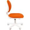 Кресло CHAIRMAN KIDS 108 ORANGE детское, белый пластик, ткань, цвет оранжевый фото 3