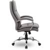 Кресло UTFC Store Куба М-701 для руководителя, хром, экокожа, цвет серый фото 3