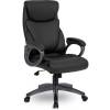 Кресло UTFC Store Веста М-703  для руководителя, черный пластик, экокожа, цвет черный фото 1