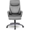 Кресло UTFC Store Веста М-703 для руководителя, серый пластик, экокожа, цвет серый фото 2