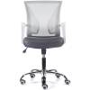 Кресло UTFC Store Энжел М-800 для оператора, белый пластик, сетка/ткань, цвет серый фото 2