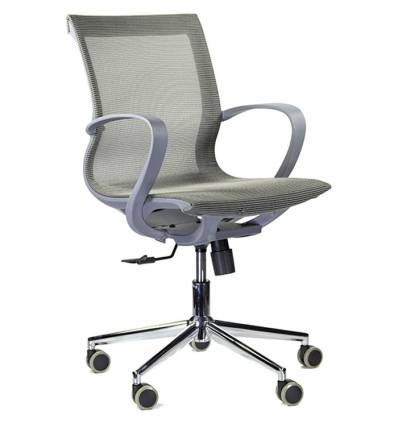 Кресло UTFC Store Йота М-805 для оператора, серый пластик, сетка, цвет серый